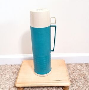 Vintage Tall Thermos Bottle